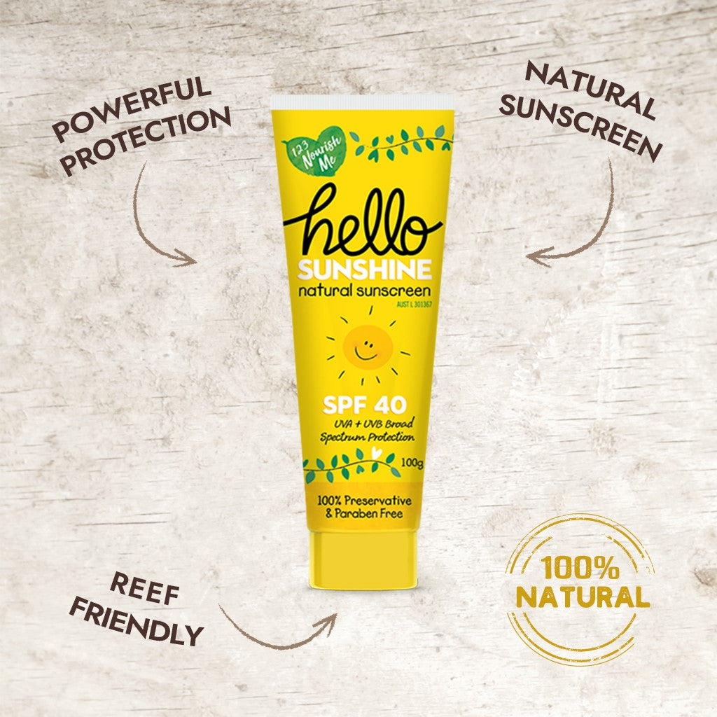Hello Sunshine Sunscreen range