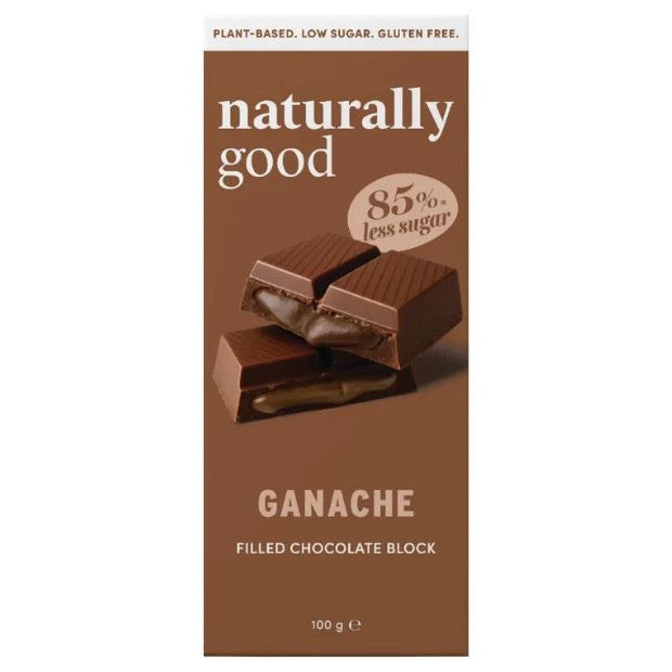 Naturally Good Filled Chocolate Block Ganache 100g