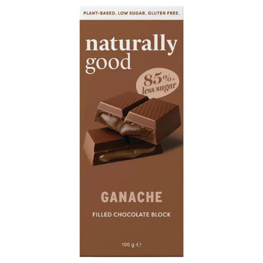 Naturally Good Filled Chocolate Block Ganache 100g