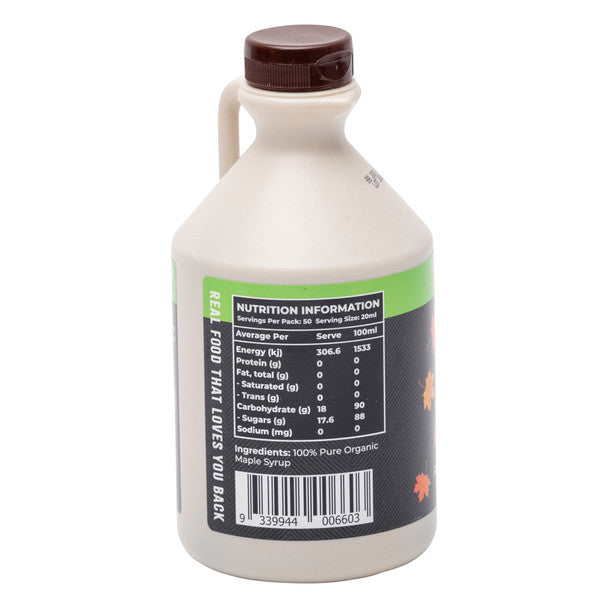 Honest to Goodness Organic Maple Syrup 1L