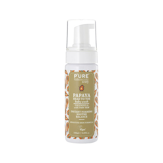 P'URE Papayacare Baby Papaya Head To Toe Baby Wash 150ml