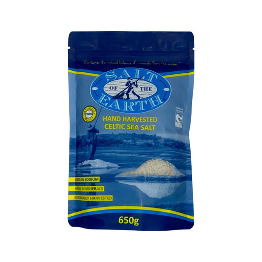 Salt Of The Earth Hand Harvested Celtic Sea Salt COARSE 650g