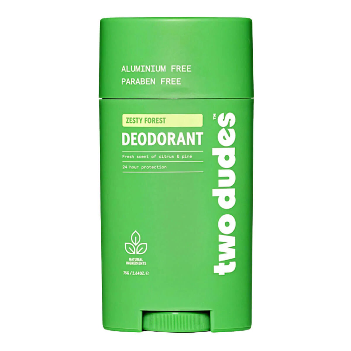 Two Dudes Deodorant Stick Zesty Forest
