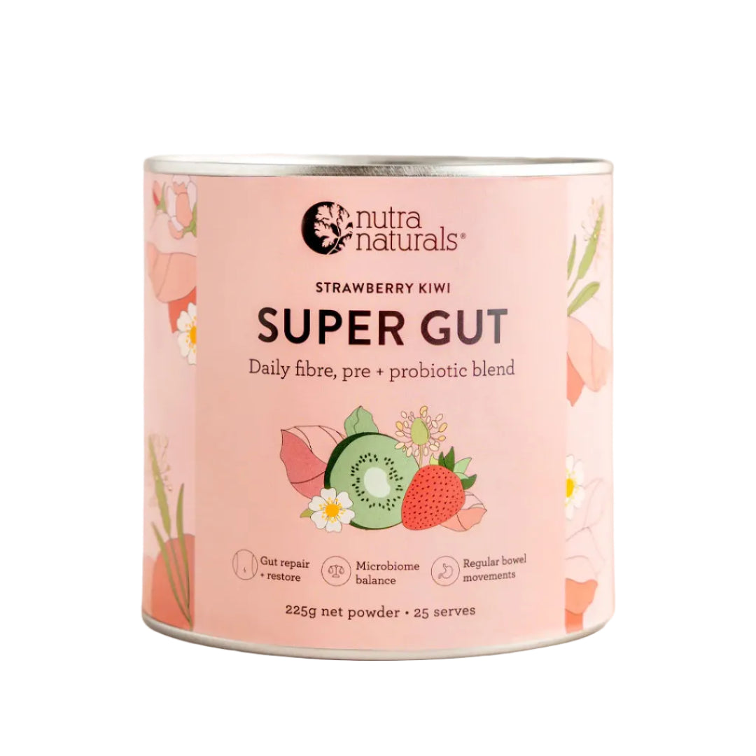 Nutra Naturals Super Gut Strawberry Kiwi 225g