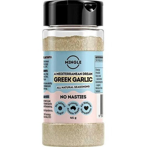 Mingle Natural Seasoning Blend Greek Garlic 45g