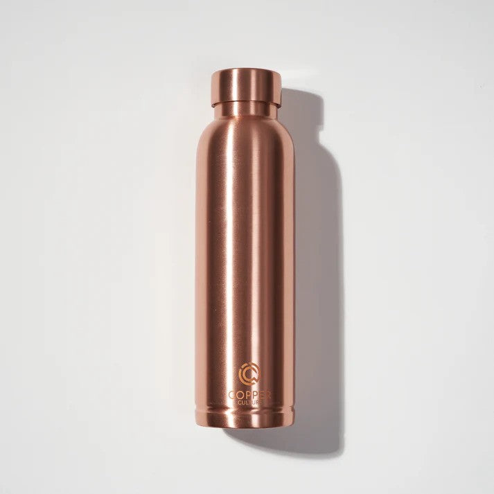 Copper Culture Polished Copper Water Bottle 950ml