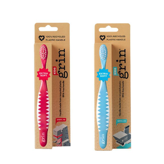 Grin 100% Recycled Toothbrush Kids Extra Soft