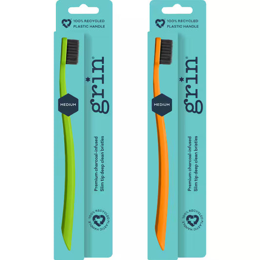 Grin 100% Recycled Toothbrush Medium Bristles