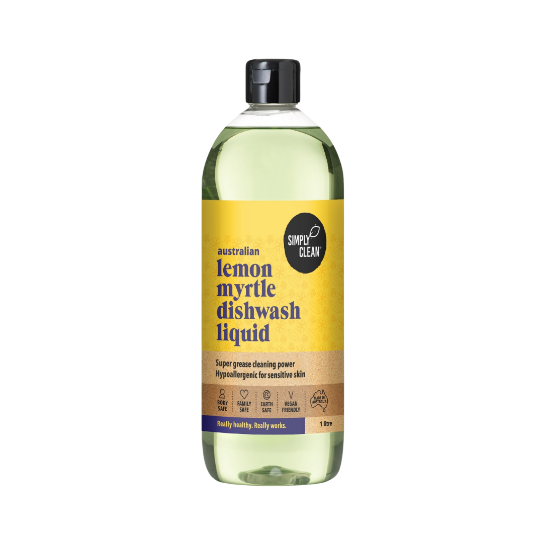 Simply Clean Dishwash Liquid Lemon Myrtle 1L