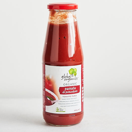 Global Organics Tomato Passata Puree Organic 680g