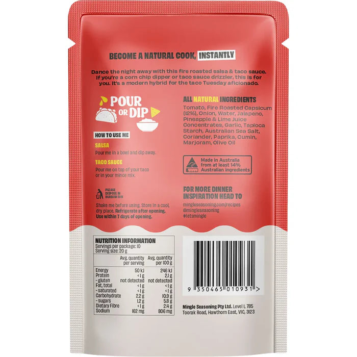 Mingle Salsa and Taco Sauce 200g