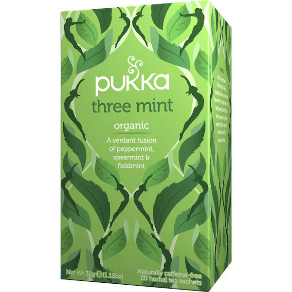 Pukka Herbal Tea Three Mint