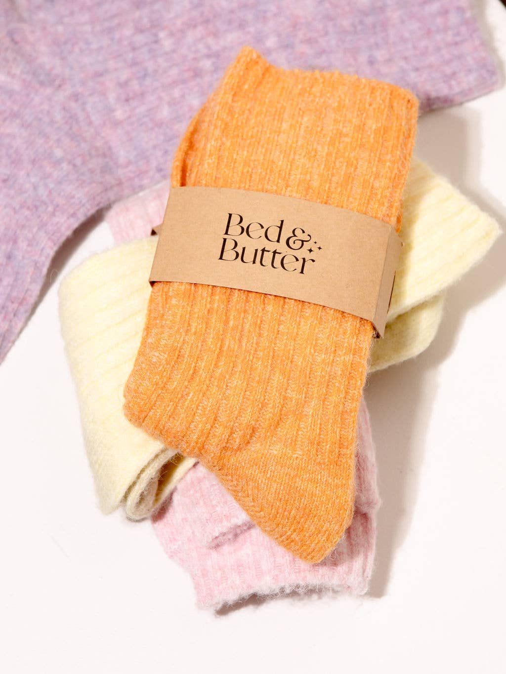 Bed & Butter Comfiest Socks Lite in orange