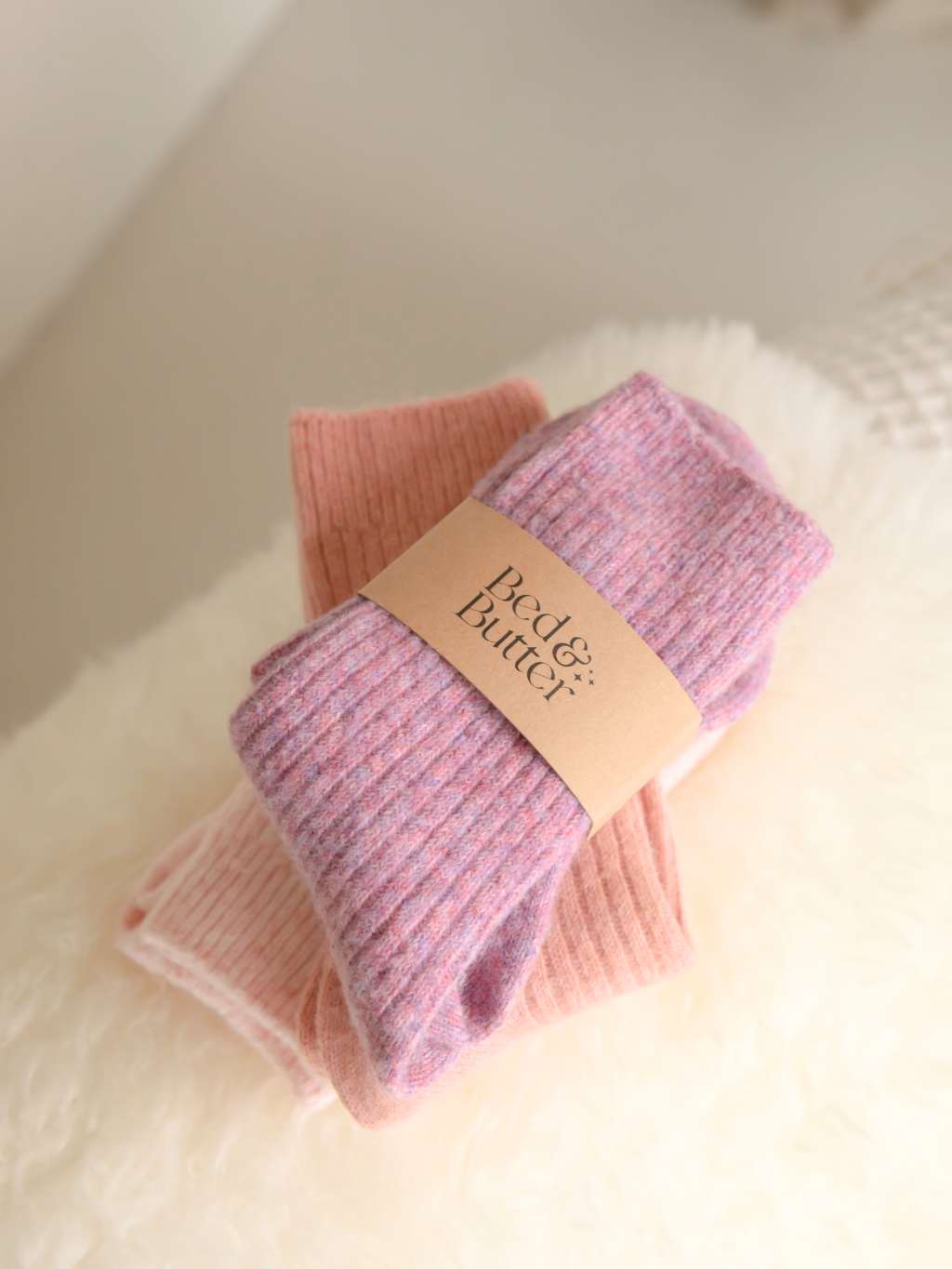 Bed & Butter Socks Heather Rose S/M