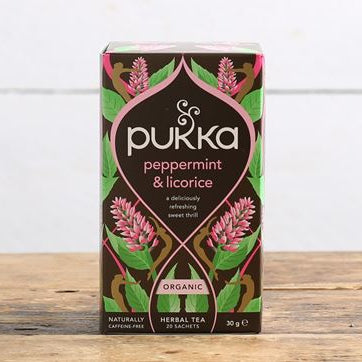 Pukka Herbal Tea Peppermint & Licorice