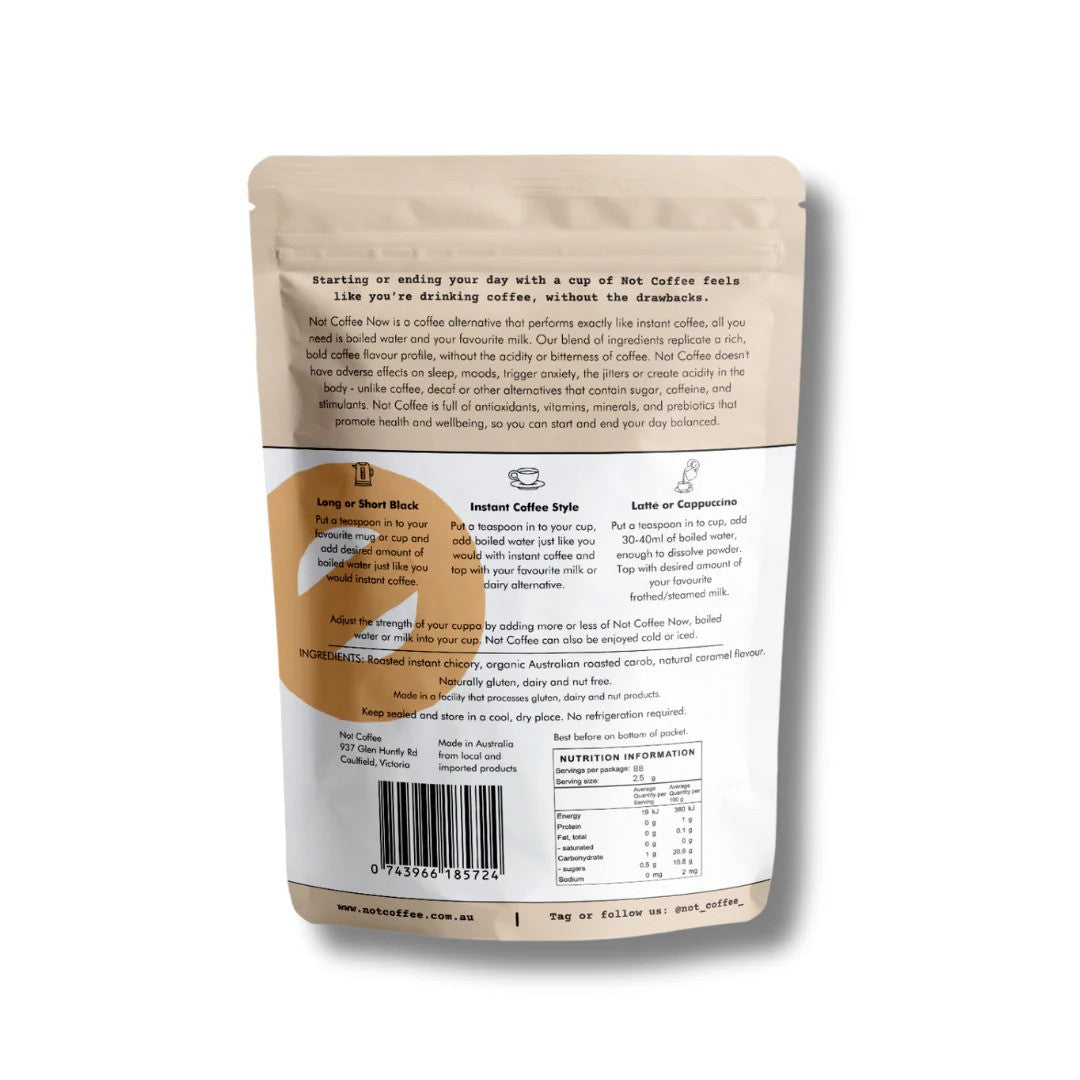 Not Coffee Now Instant Caramel 220g
