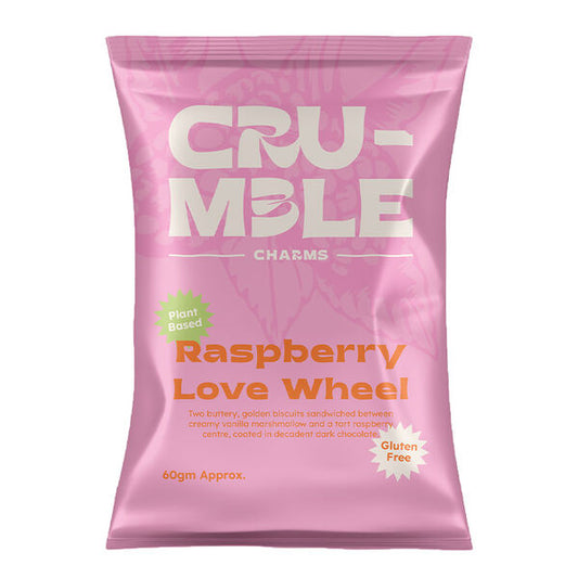Crumble Charms Raspberry Love Wheel 55g