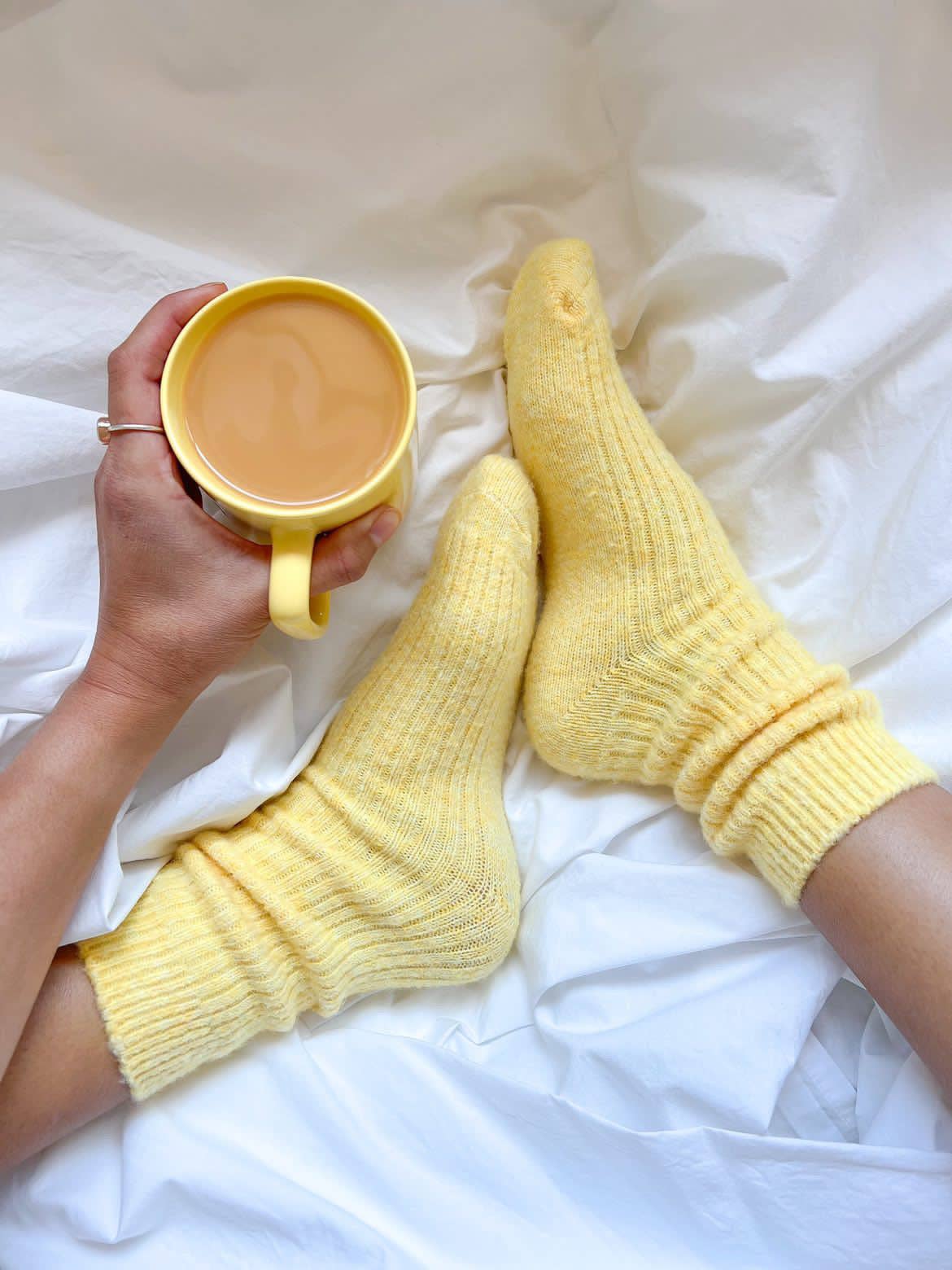 Bed & Butter Socks Yellow S/M