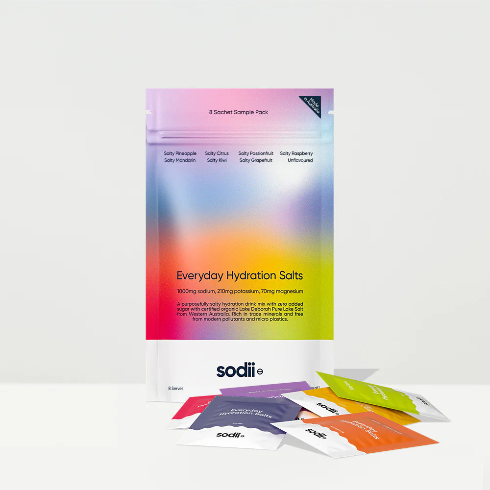 Sodii Everyday Hydration Salts 8 Sachet Sample Pack