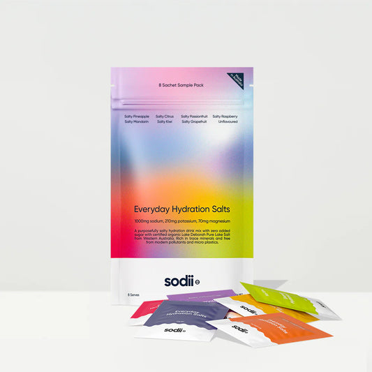 Sodii Everyday Hydration Salts 8 Sachet Sample Pack