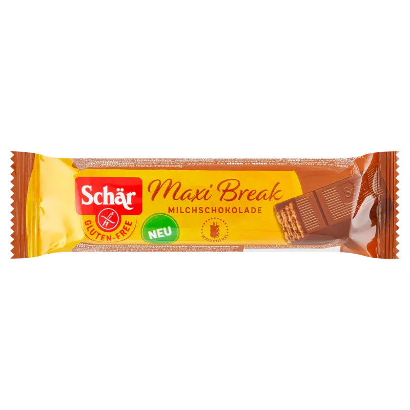 Schär Maxi Break Milk Chocolate Wafer Bar 38g
