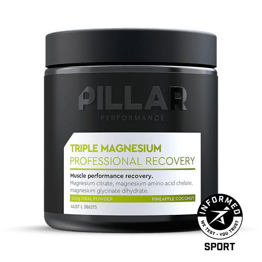 Triple Magnesium Powder - Pineapple Coconut, Jar (40 Serves)
