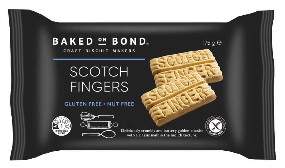 Baked on Bond Scotch Fingers 175g