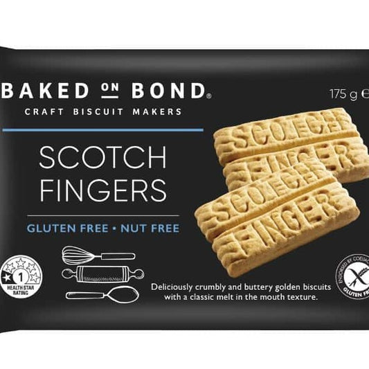 Baked on Bond Scotch Fingers 175g