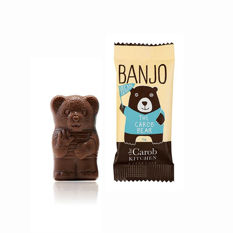 The Carob Kitchen Carob Banjo Bear Vegan 15g