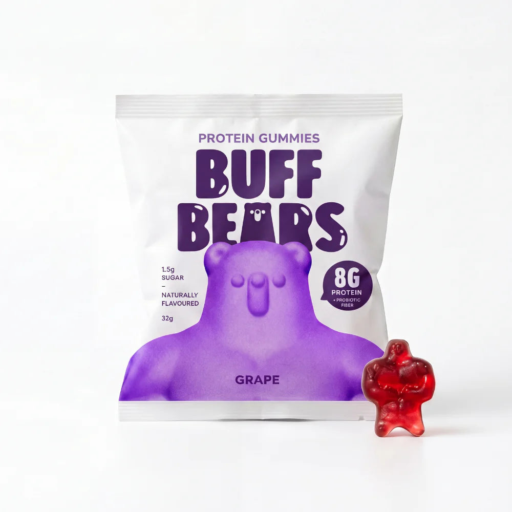 Buff Bears Protein Gummies Grape 32g