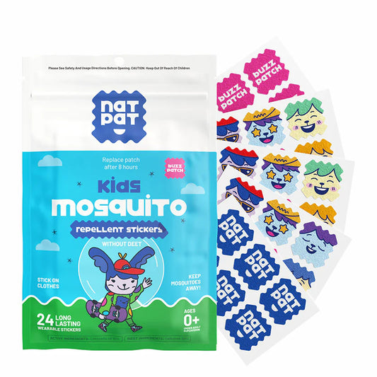 The Natural Patch Co. Mosquito Repellent Stickers x 24 Pack