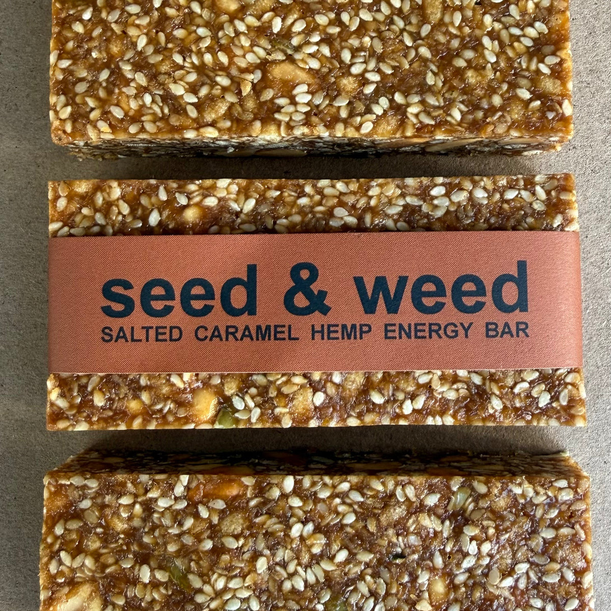 Seed & Weed Salted Caramel Hemp Bar 80g