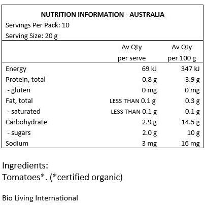 Chantal Organics Organic Tomato Paste 200g