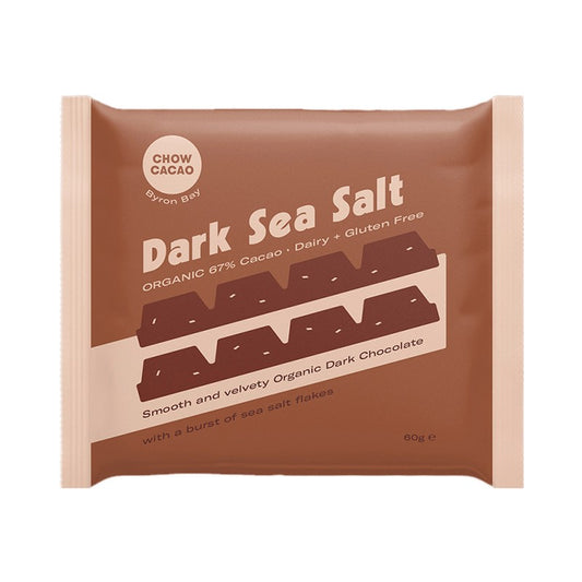Chow Cacao Dark Sea Salt Block 60g