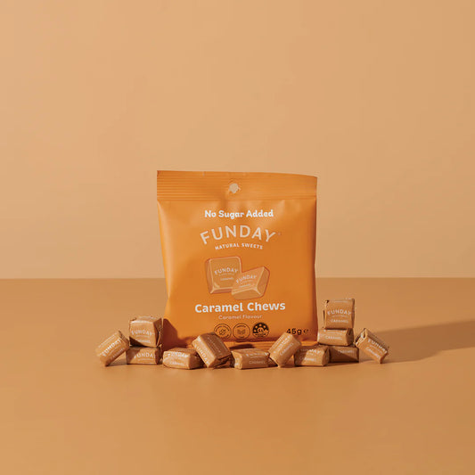 Funday Natural Sweets Caramel Chews 45g