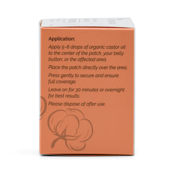 Vrindavan Self Adhesive Castor Oil Packs 20 pieces