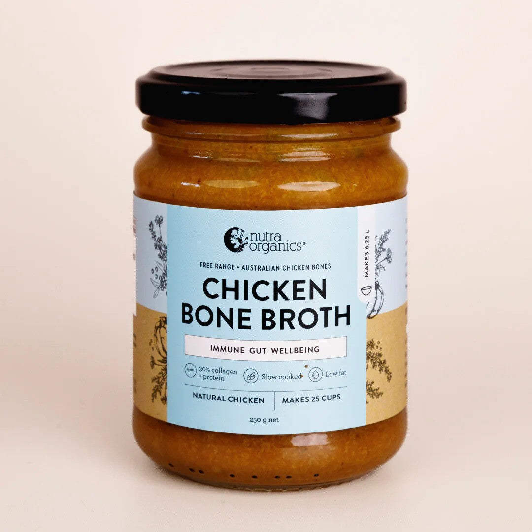 Nutra Organics Bone Broth Chicken Concentrate Natural 250g