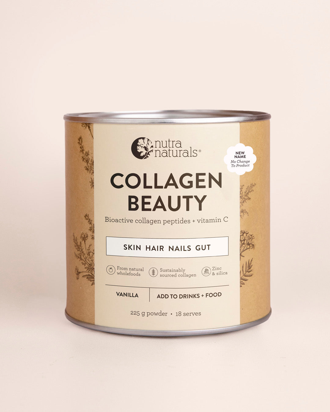 Nutra Naturals Collagen Beauty Vanilla 225g front