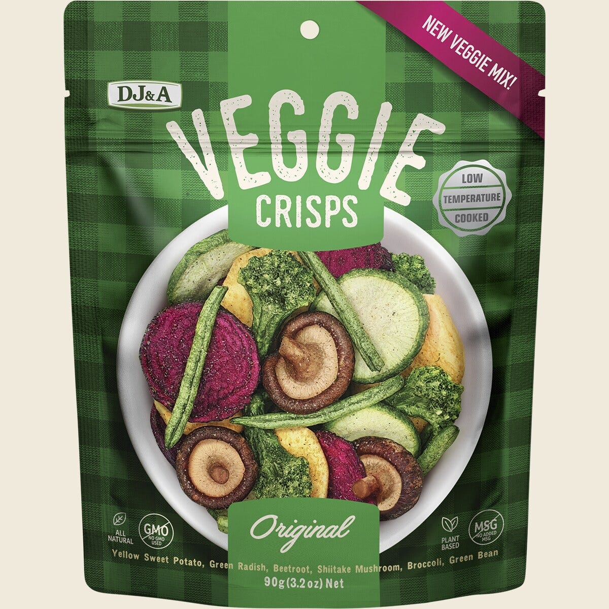DJ&A Veggie Crisps Original 90g