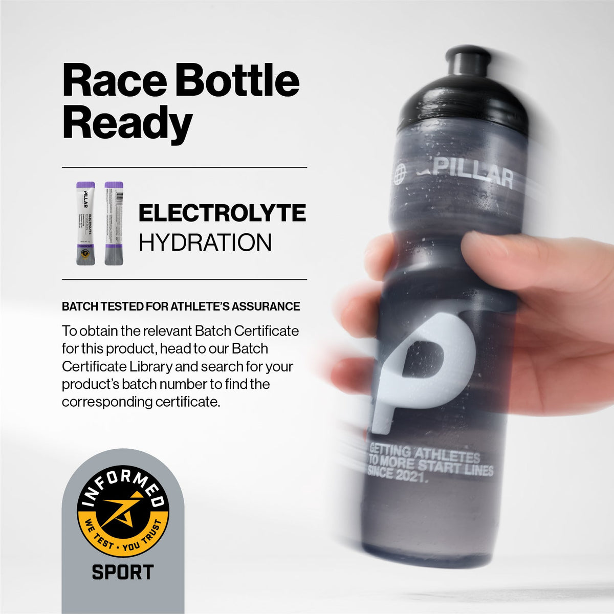 Pillar Electrolyte Hydration Passionfruit sachets