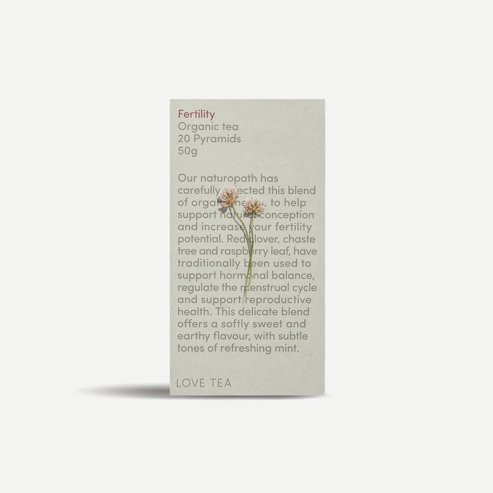Love Tea Organic Fertility Pyramid Tea Bags 20 bags