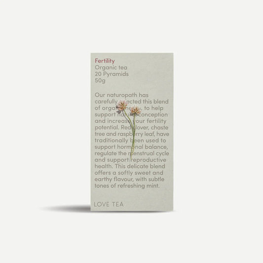 Love Tea Organic Fertility Pyramid Tea Bags 20 bags