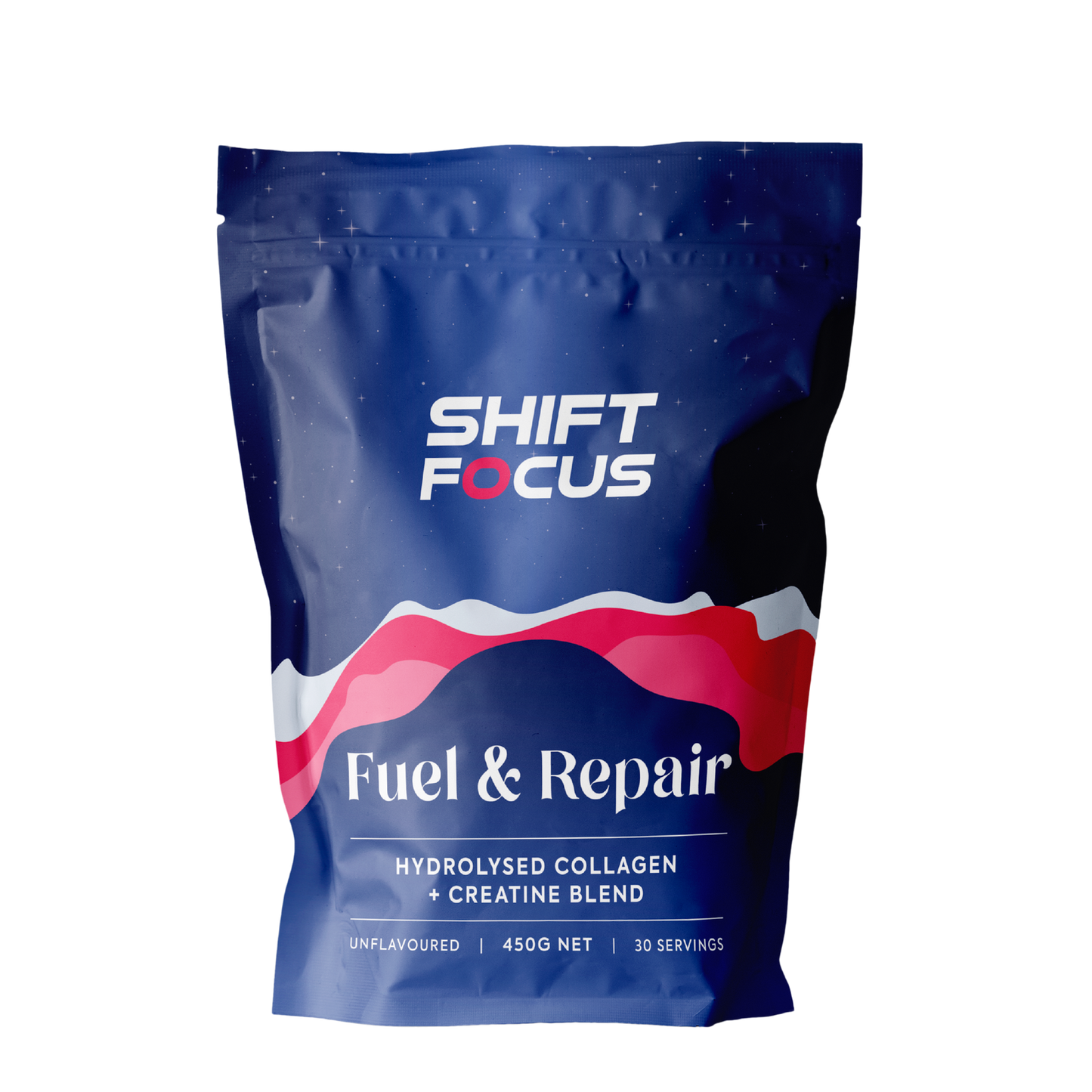 Shift Focus Fuel & Repair Creatine & Collagen pouch
