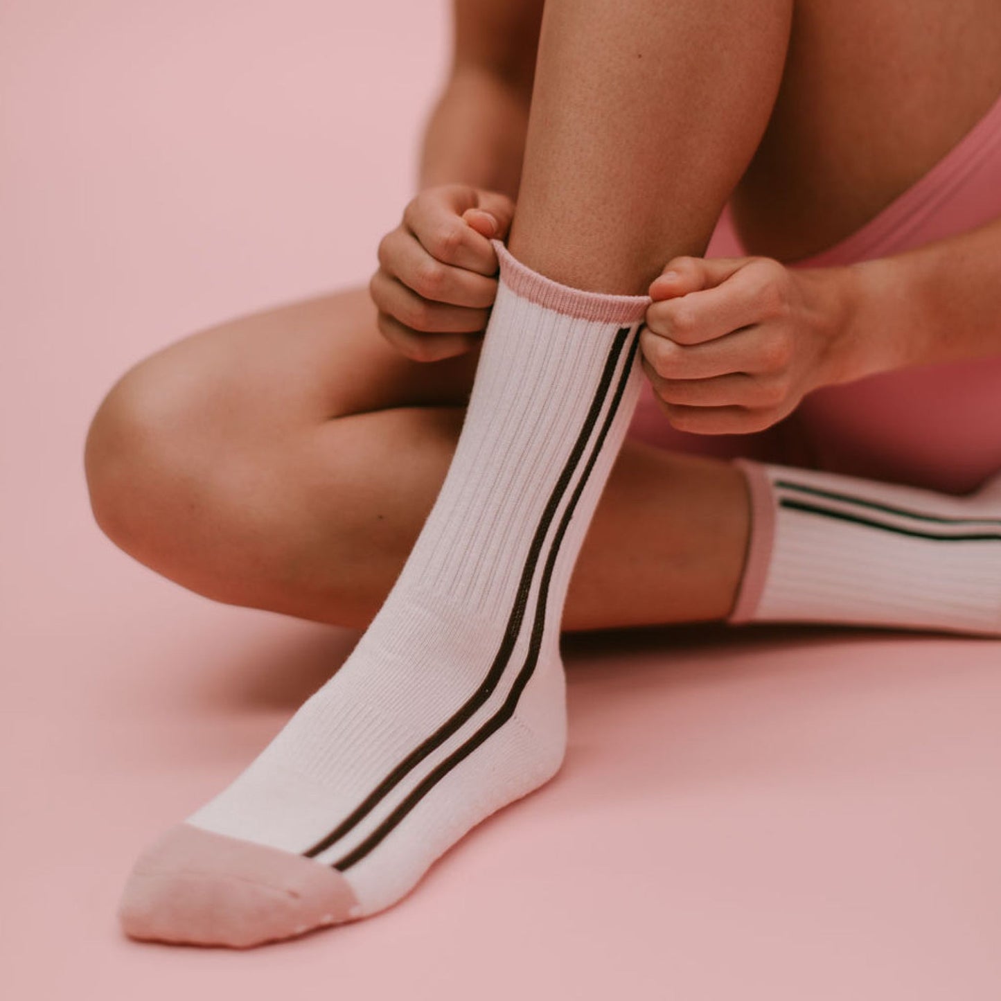 Pink/Chocolate Stripe