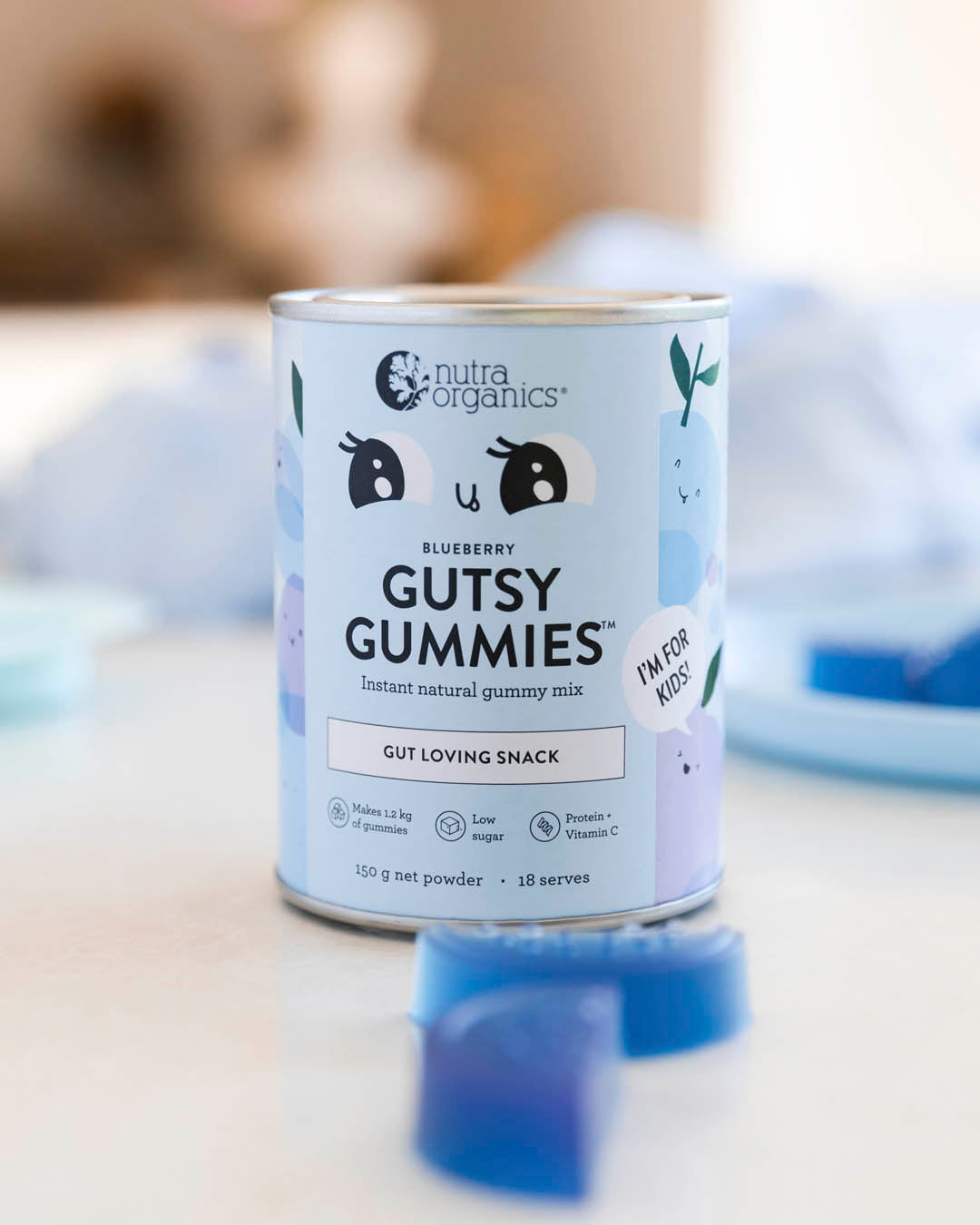 Nutra Naturals Gutsy Gummies Blueberry 150g