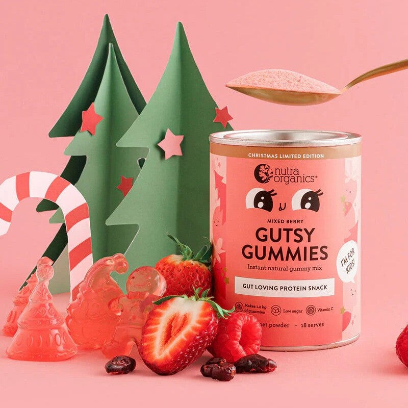 Nutra Organics Gutsy Gummies Mixed Berry 150g