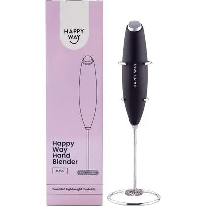 Happy Way Hand Blender with Stand Black
