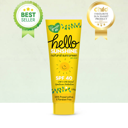 123 Nourish Me Hello Sunshine Natural Sunscreen 100g