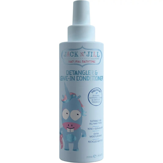 Jack N' Jill Detangler & Leave-in Conditioner Rose & Geranium 200ml