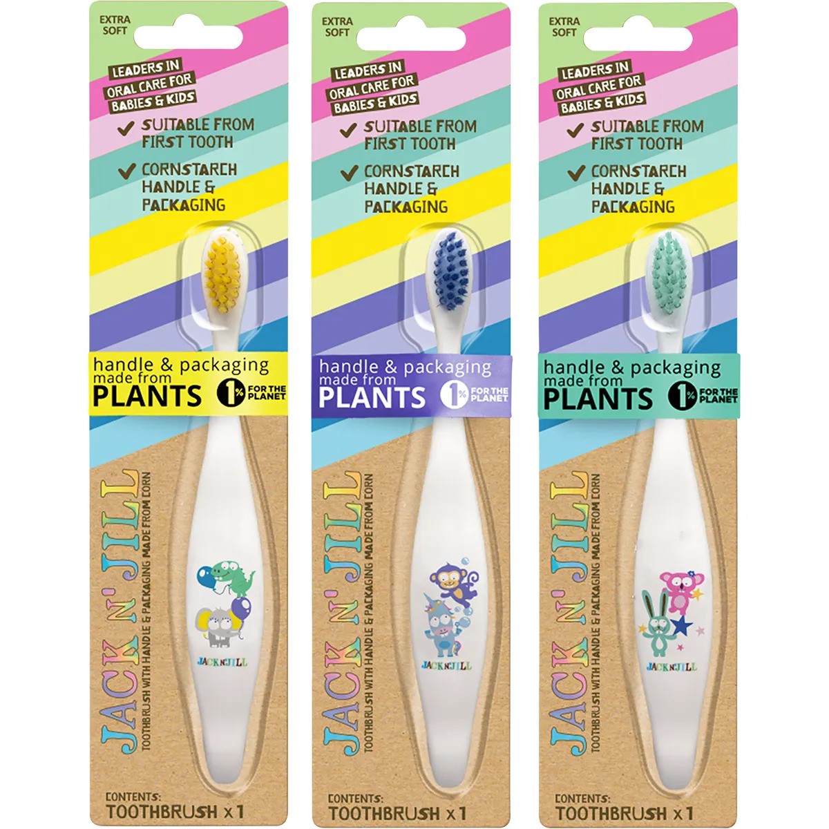 Jack N' Jill Kids Toothbrush Assorted